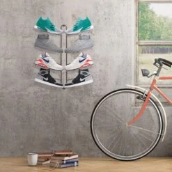 Wall Mounted Shoe Rack 8 Wall Mounted Shoe Rack -Home storage 2000 Square JPG 04151MDCO.PT01