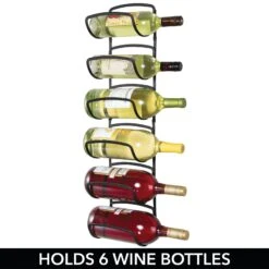 Wall Mounted Wine Rack 8 Wall Mounted Wine Rack -Home storage 2000 Square JPG 04233MDBST.PT04