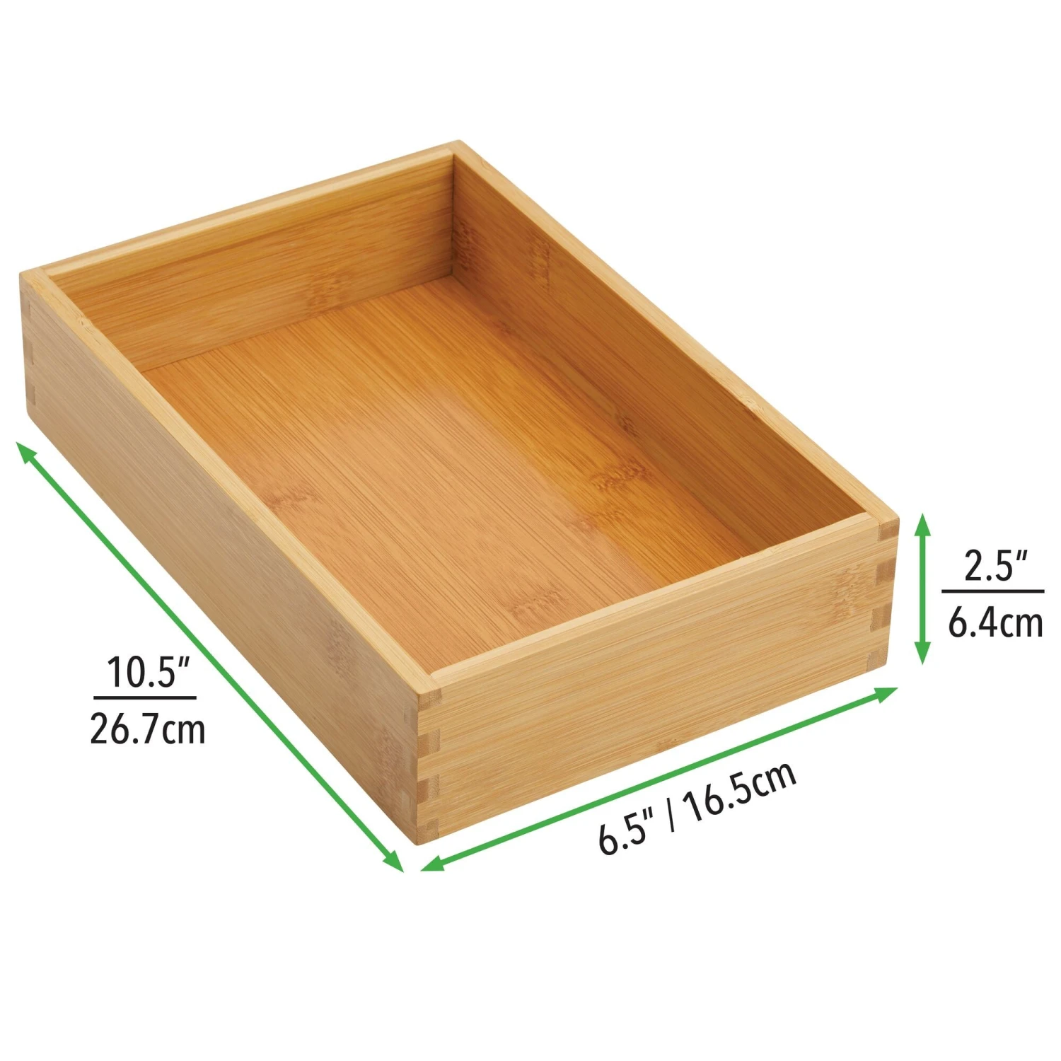Bamboo Kitchen Drawer Organizer 10 X 6.5 X 2.5 3 Bamboo Kitchen Drawer Organizer 10 X 6.5 X 2.5 - Image 3