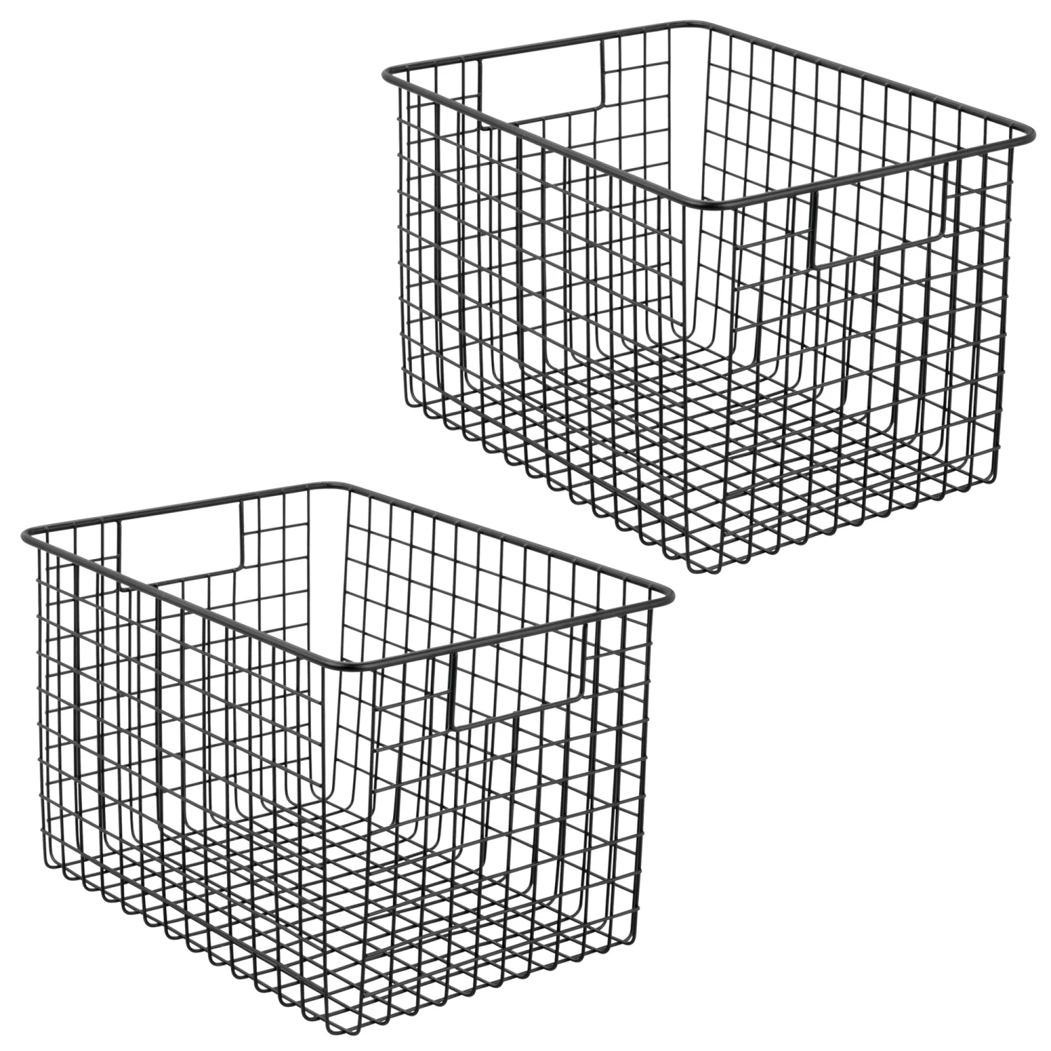 Wire Pantry Basket With Handles 12 X 9 X 8 9 Wire Pantry Basket With Handles 12 X 9 X 8 - Image 9