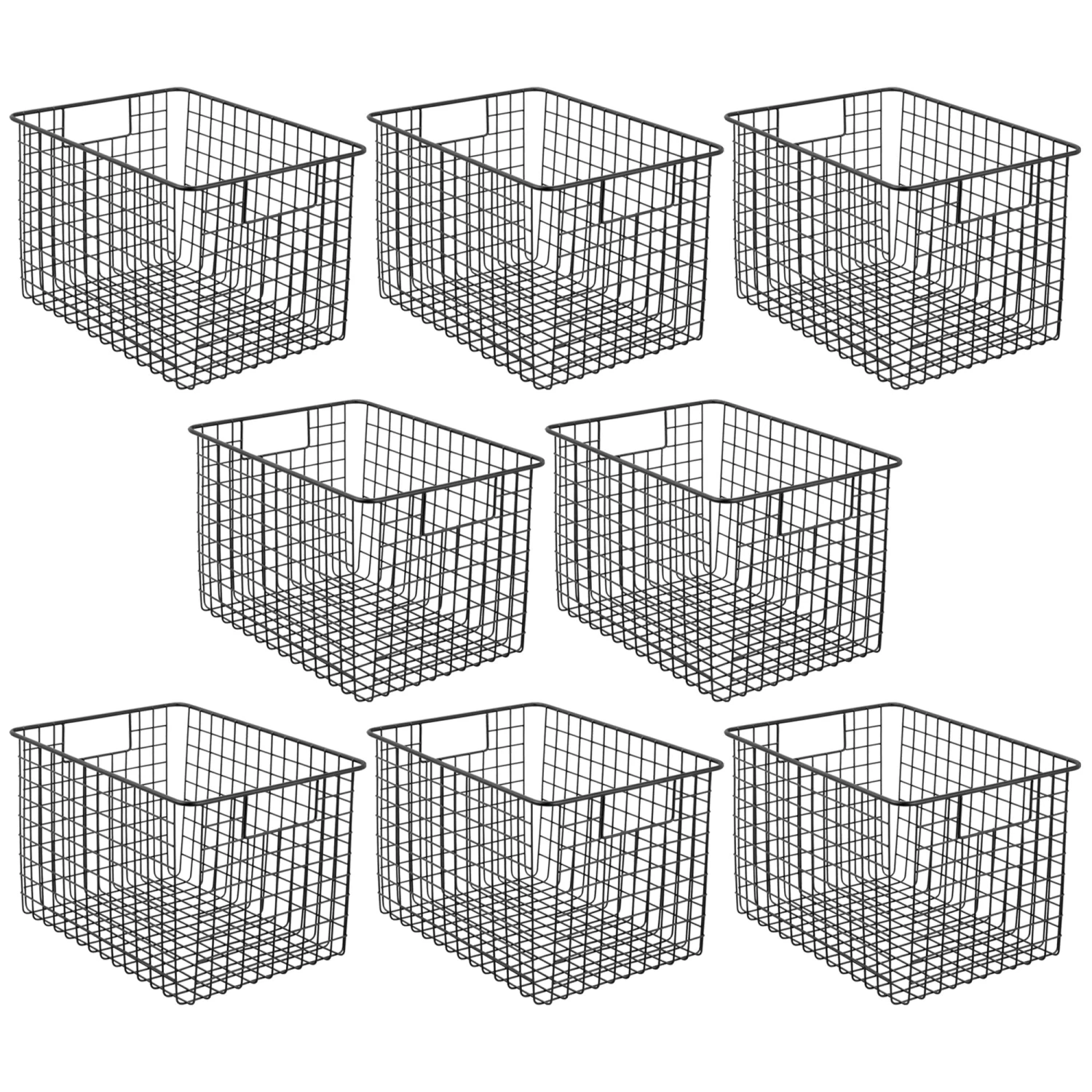 Wire Pantry Basket With Handles 12 X 9 X 8 15 Wire Pantry Basket With Handles 12 X 9 X 8 - Image 15