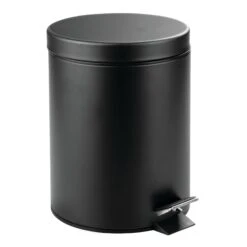 5-Liter Round Step Trash Can 21 5-Liter Round Step Trash Can -Home storage 2000 Square JPG 06211MDBST Outline