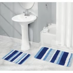 Striped Bath Mat Set -Home storage 2000 Square JPG 06287MDBST.PT01