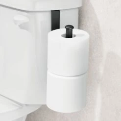 2-Roll Over-the-Tank Toilet Paper Holder 19 2-Roll Over-the-Tank Toilet Paper Holder -Home storage 2000 Square JPG 06383MDBST.PT01