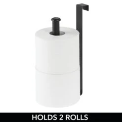 2-Roll Over-the-Tank Toilet Paper Holder 17 2-Roll Over-the-Tank Toilet Paper Holder -Home storage 2000 Square JPG 06383MDBST.PT02