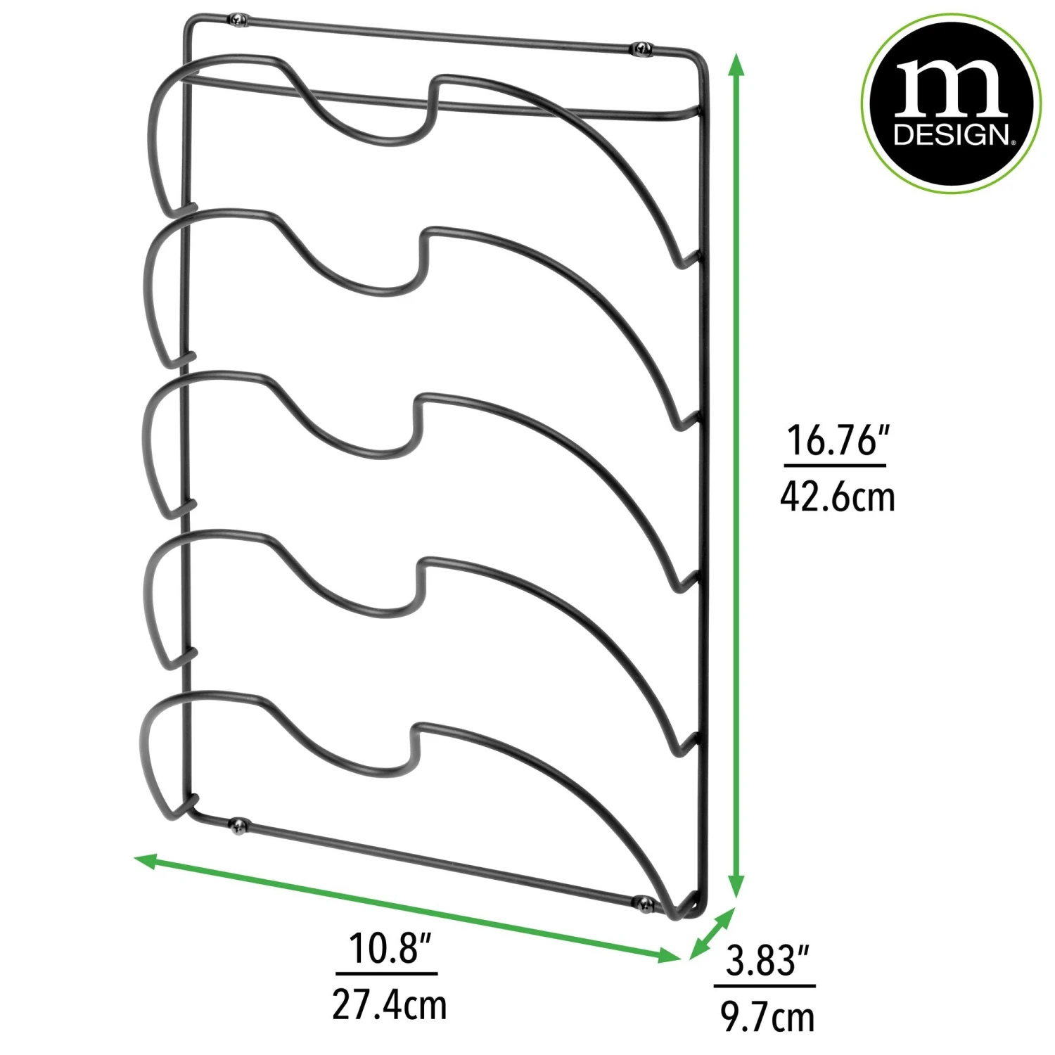 Wall Mounted Pot Lid Holder 3 Wall Mounted Pot Lid Holder - Image 3