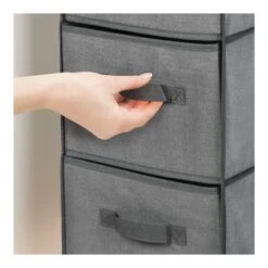 3-Shelf Hanging Closet Organizer With Drawers 9 3-Shelf Hanging Closet Organizer With Drawers -Home storage 2000 Square JPG 06451MDCO.PT02