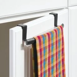 10" Over-the-Cabinet Towel Bar 18 10" Over-the-Cabinet Towel Bar -Home storage 2000 Square JPG 06892MDK.PT03
