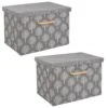 2-Piece Fabric Storage Boxes