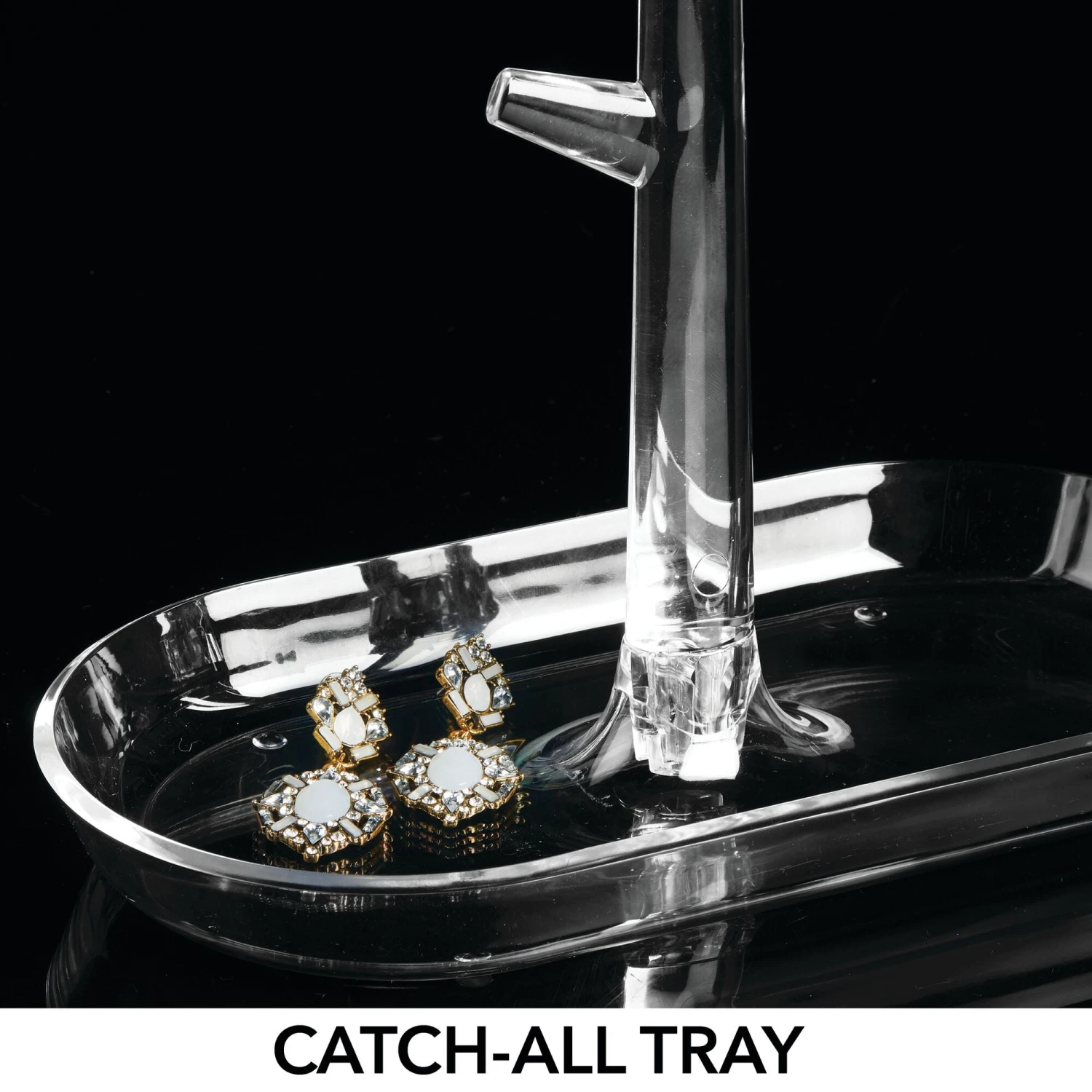 Acrylic Jewelry Tree Stand Organizer 3 Acrylic Jewelry Tree Stand Organizer - Image 3