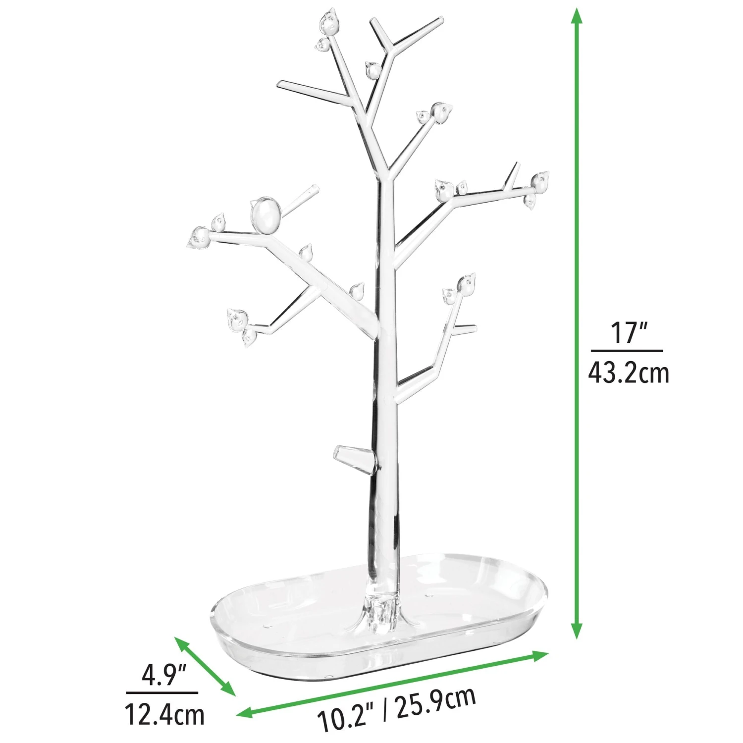 Acrylic Jewelry Tree Stand Organizer 4 Acrylic Jewelry Tree Stand Organizer - Image 4