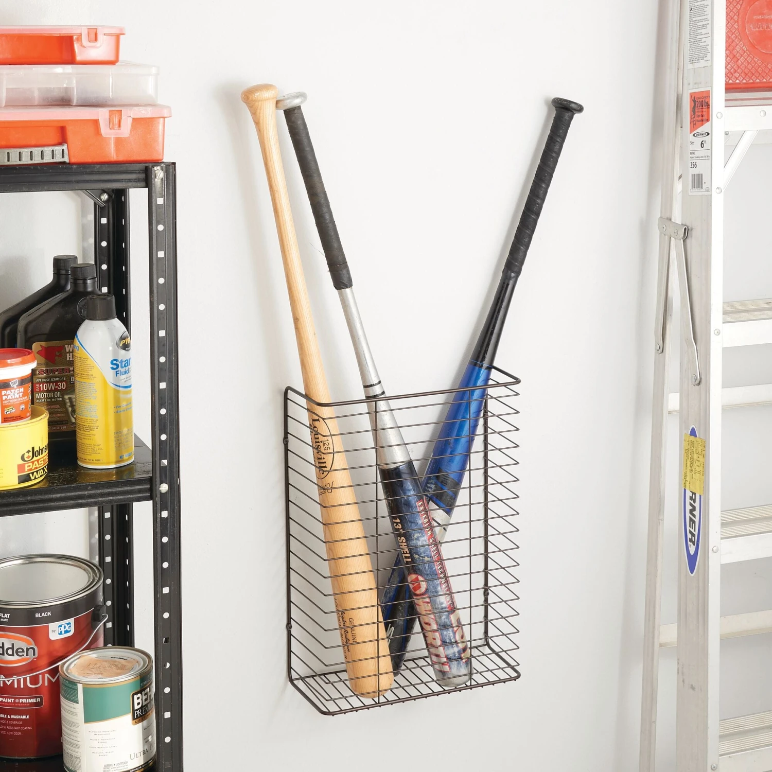 Wire Wall Basket 5 X 12 X 17 2 Wire Wall Basket 5 X 12 X 17 - Image 2