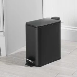 5-Liter Rectangular Step Trash Can -Home storage 2000 Square JPG 07640MDBA.PT01