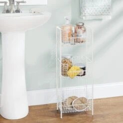 3-Tier Bathroom Basket Stand 28 3-Tier Bathroom Basket Stand -Home storage 2000 Square JPG 07649MDBST 2EPT01
