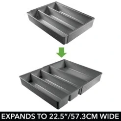 4-Section Expandable Cutlery Tray -Home storage 2000 Square JPG 07660MDK.PT02