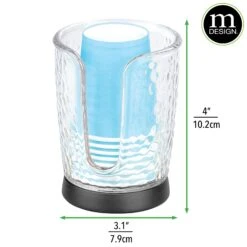 Textured Disposable Cup Dispenser -Home storage 2000 Square JPG 08023MDBA.DIMS