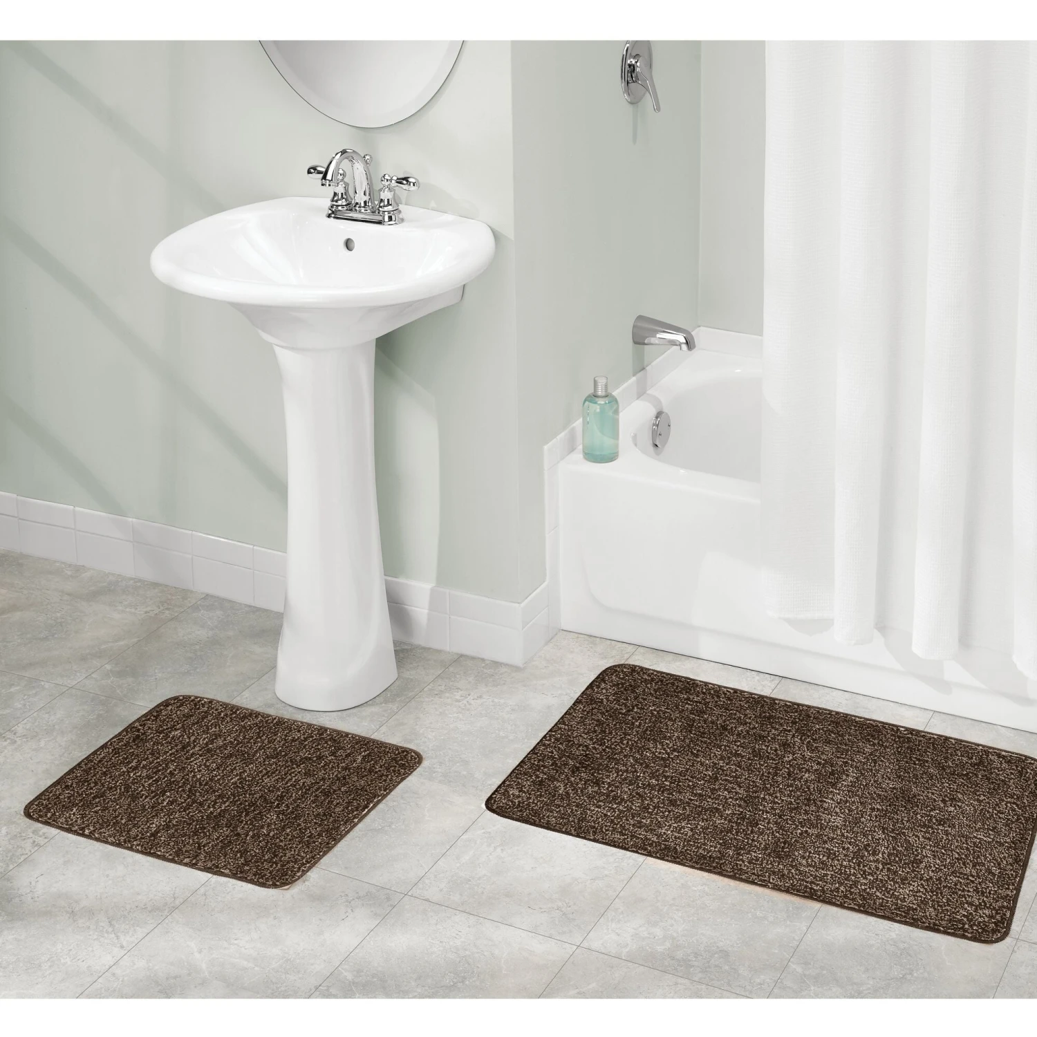 Solid Non-Slip Spa Bath Rug Set 9 Solid Non-Slip Spa Bath Rug Set - Image 9