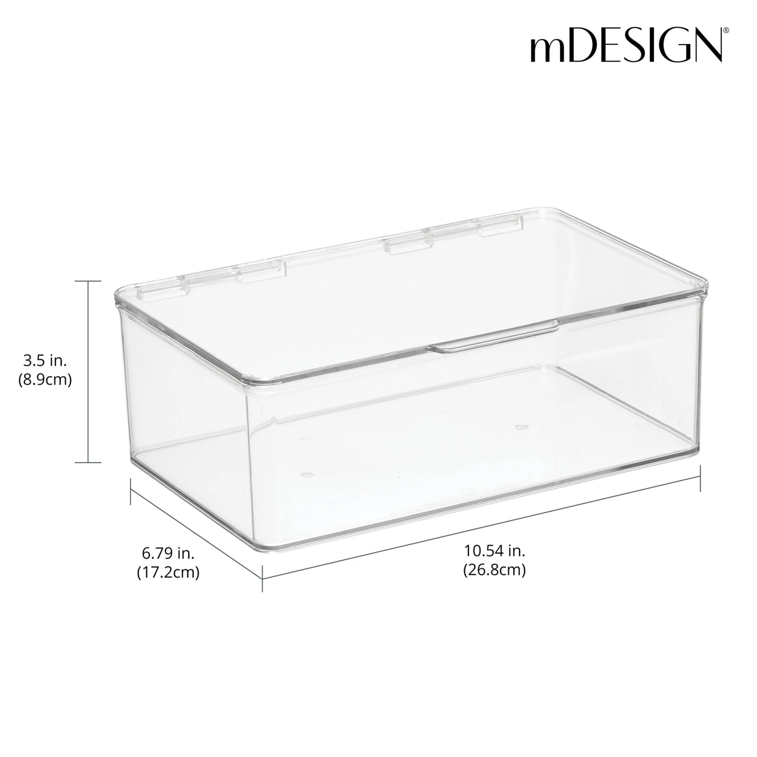 Hinged-LidKitchen Storage Box 7 X 10.5 X 3.5 3 Hinged-LidKitchen Storage Box 7 X 10.5 X 3.5 - Image 3
