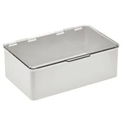 Hinged-Lid Storage Box7 X 10.5 X 3.5 -Home storage 2000 Square JPG 08177MDHS Outline