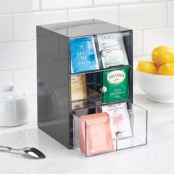 18-Section Tea Bag Organizer -Home storage 2000 Square JPG 08293MDK.PT01