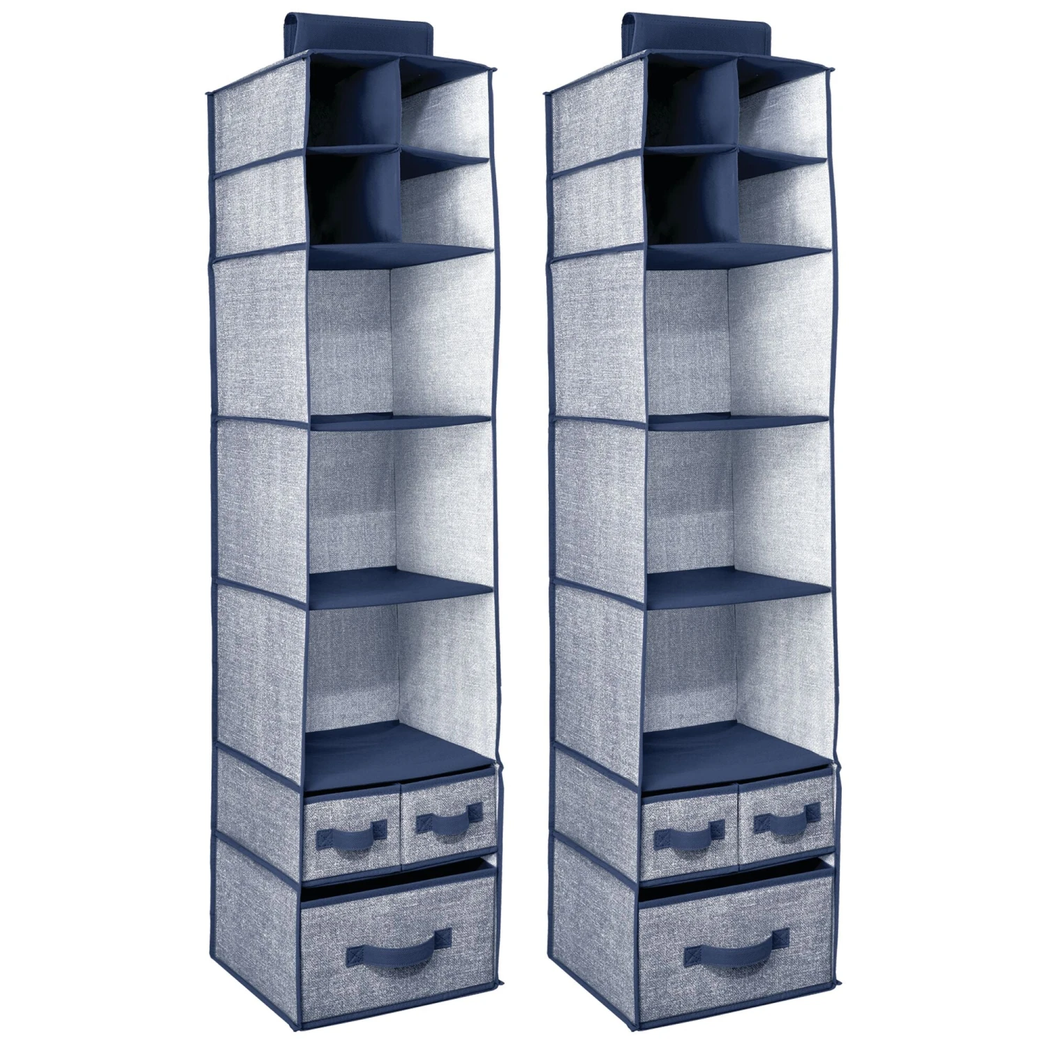 7-Section Hanging Closet Organizer With Drawers 7 7-Section Hanging Closet Organizer With Drawers - Image 7