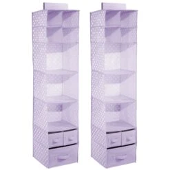 7-Section Hanging Closet Organizer With Drawers 27 7-Section Hanging Closet Organizer With Drawers -Home storage 2000 Square JPG 08427MDB Outline