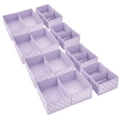 Divided Fabric Drawer Organizers 24 Divided Fabric Drawer Organizers -Home storage 2000 Square JPG 08444MDB Outline 2