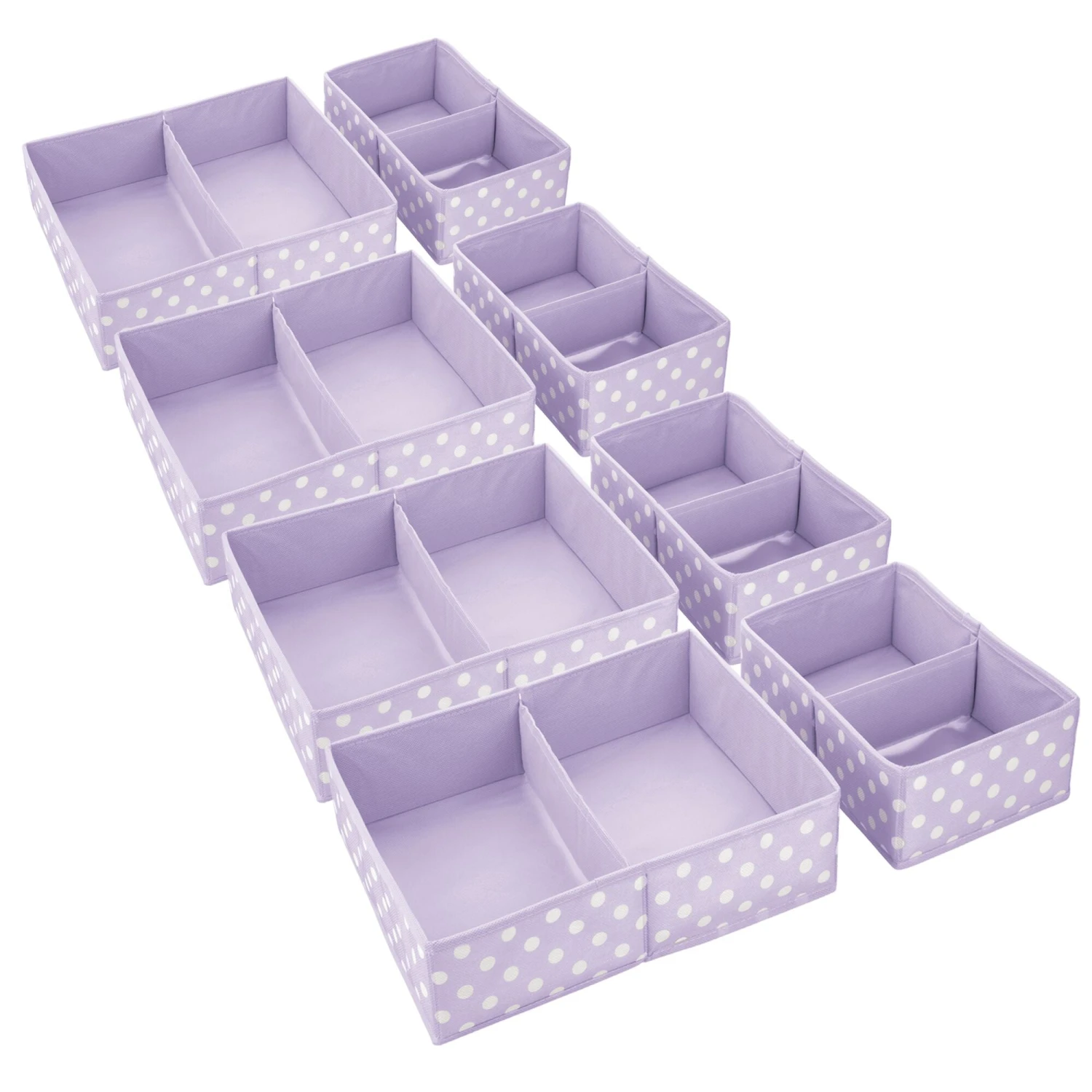 Divided Fabric Drawer Organizers 5 Divided Fabric Drawer Organizers - Image 5