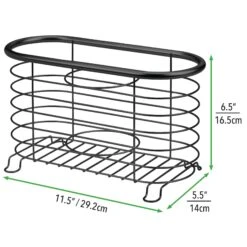 Hair Tool Organizer -Home storage 2000 Square JPG 08521MDBST