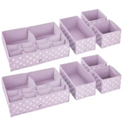 Set Of 8 Fabric Drawer Organizers -Home storage 2000 Square JPG 08537MDB Outline