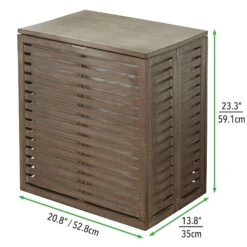 Bamboo Hamper With Lid -Home storage 2000 Square JPG 08560MDL 20dims