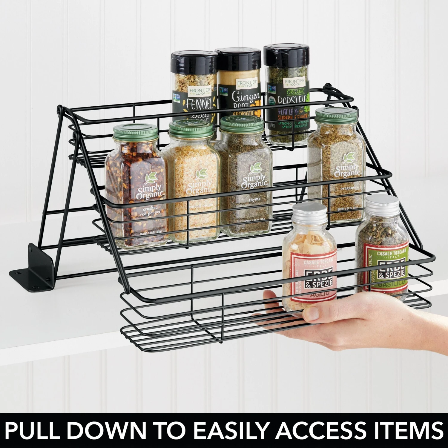3-Tier Pull Down Spice Rack 6 3-Tier Pull Down Spice Rack - Image 6