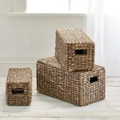 Hyacinth Nesting Basket Set With Removable Lids 21 Hyacinth Nesting Basket Set With Removable Lids -Home storage 2000 Square JPG 09235MDHS.PT01