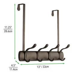 Over-the-Door 4-Hook Rack -Home storage 2000 Square JPG 0947MDCO.PT01