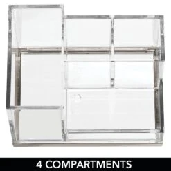 4-Section Toothbrush And Toothpaste Holder -Home storage 2000 Square JPG 09876MDBST.PT01