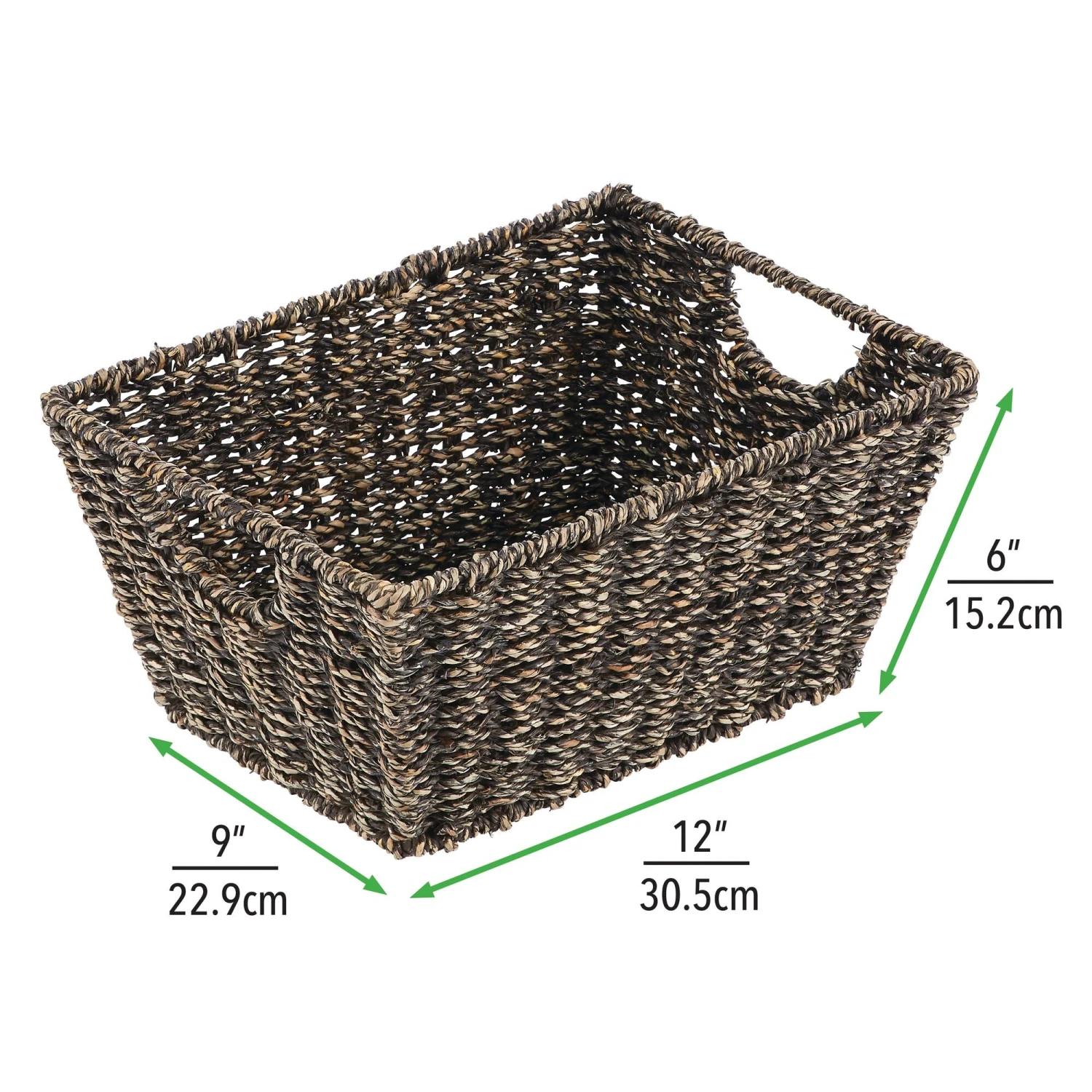 Woven Seagrass Basket 12 X 9 X 6 6 Woven Seagrass Basket 12 X 9 X 6 - Image 6