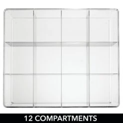12-Section Drawer Organizer 12 X 14 X 4 14 12-Section Drawer Organizer 12 X 14 X 4 -Home storage 2000 Square JPG 10261MDCO.PT02