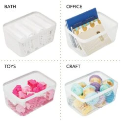 Wire Mesh Pantry Bin 12 X 9 X 6 -Home storage 2000 Square JPG 10413MDK.PT02