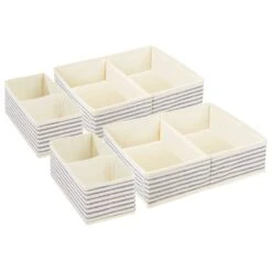 Divided Fabric Drawer Organizers 26 Divided Fabric Drawer Organizers -Home storage 2000 Square JPG 10592MDB Outline