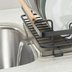 Dish Rack With Wood Handles -Home storage 2000 Square JPG 10620MDK.PT04