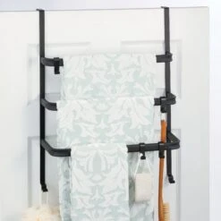 Over-the-Door Towel Rack With Adjustable Hooks -Home storage 2000 Square JPG 10651MDBA 20 20Environment