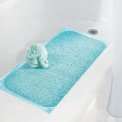 Loofah Non-Slip Bath Mat With Suction Base -Home storage 2000 Square JPG 11445MDBST 20 20Environment