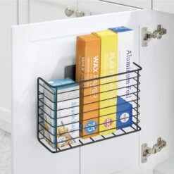 Adhesive Wire Basket 4 X 11 X 9 -Home storage 2000 Square JPG 11530MDK 2EPT01