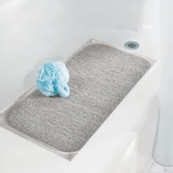 Loofah Non-Slip Bath Mat With Suction Base -Home storage 2000 Square JPG 11766MDBST 20 20Environment