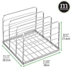 Stackable 3-Section Purse Organizer -Home storage 2000 Square JPG 11840MDCO Dimensions