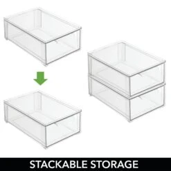 Stackable Kitchen Storage Drawer 12.5 X 8 X 4 -Home storage 2000 Square JPG 11864MDCO.PT02