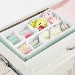 Set Of 5 Fabric Drawer Organizers -Home storage 2000 Square JPG 12583MDB.PT03
