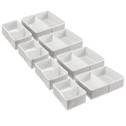 Divided Fabric Drawer Organizers 25 Divided Fabric Drawer Organizers -Home storage 2000 Square JPG 12938MDB Outline
