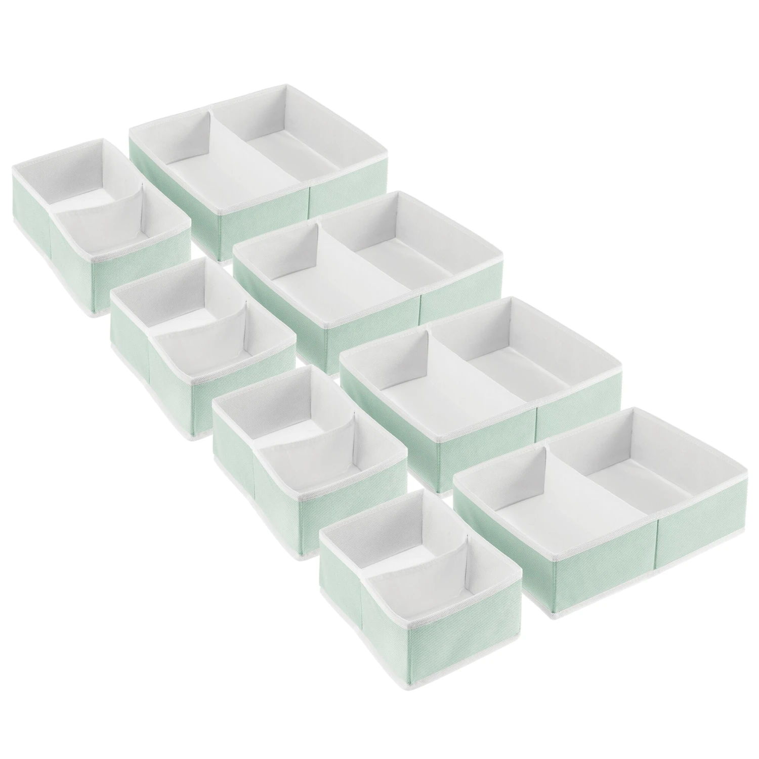 Divided Fabric Drawer Organizers 8 Divided Fabric Drawer Organizers - Image 8