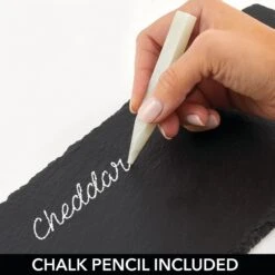 Natural Slate Serving Board Set With Chalk -Home storage 2000 Square JPG 13163MDK Detail